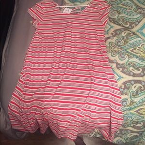 Striped T-shirt dress