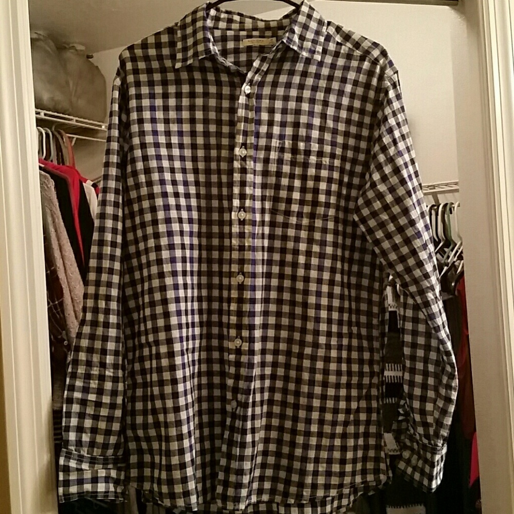Plaid button up shirt