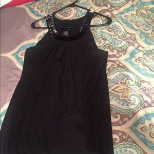 Black party dress.