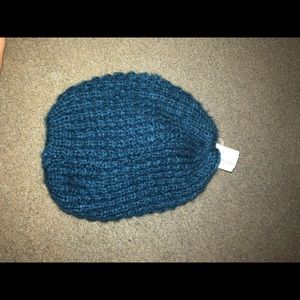 Blue knit beanie!