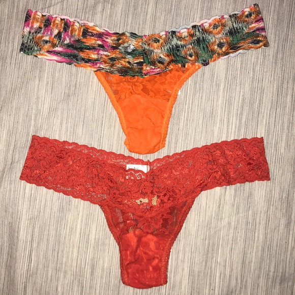 Set of 2 Hanky Panky DUO Lowrise Lace Thongs 😍😍 - Picture 3 of 8