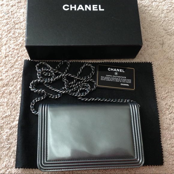 AUTHENTIC CHANEL  LE BOY WOC SHOULDER BAG - Picture 2 of 8