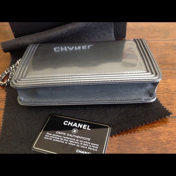 AUTHENTIC CHANEL  LE BOY WOC SHOULDER BAG - Picture 7 of 8