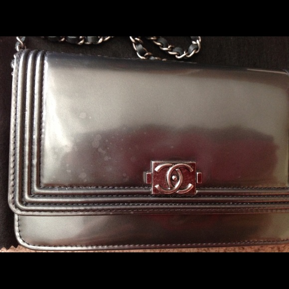 AUTHENTIC CHANEL  LE BOY WOC SHOULDER BAG - Picture 8 of 8