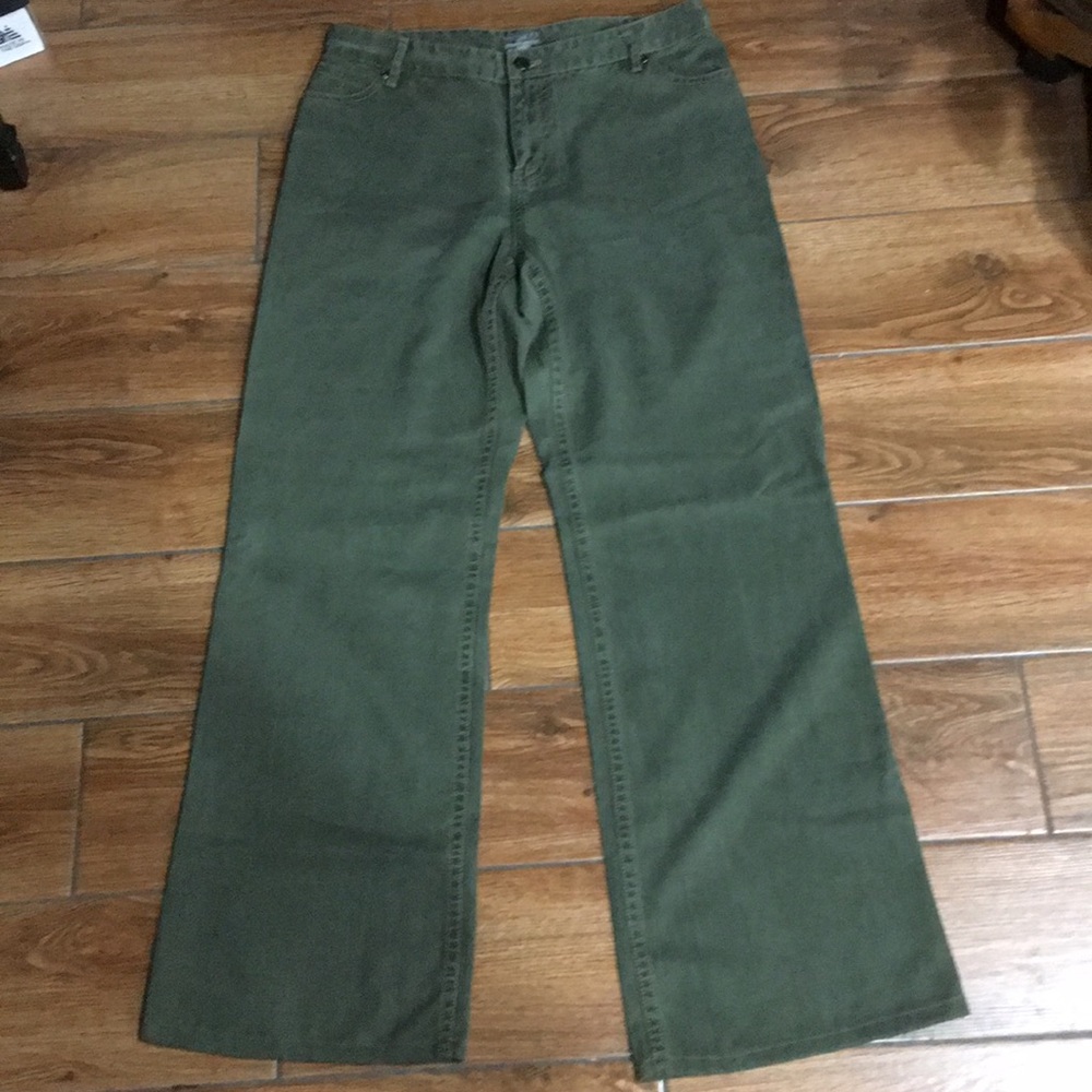 JJill military green pants