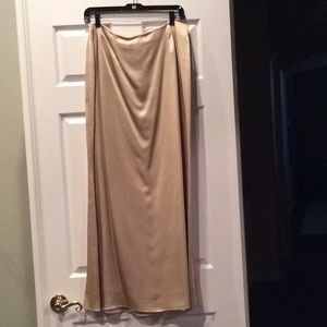 Carmen, Marc, Valvo satin long skirt