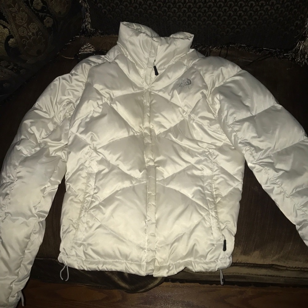 North Face Coat 550 White