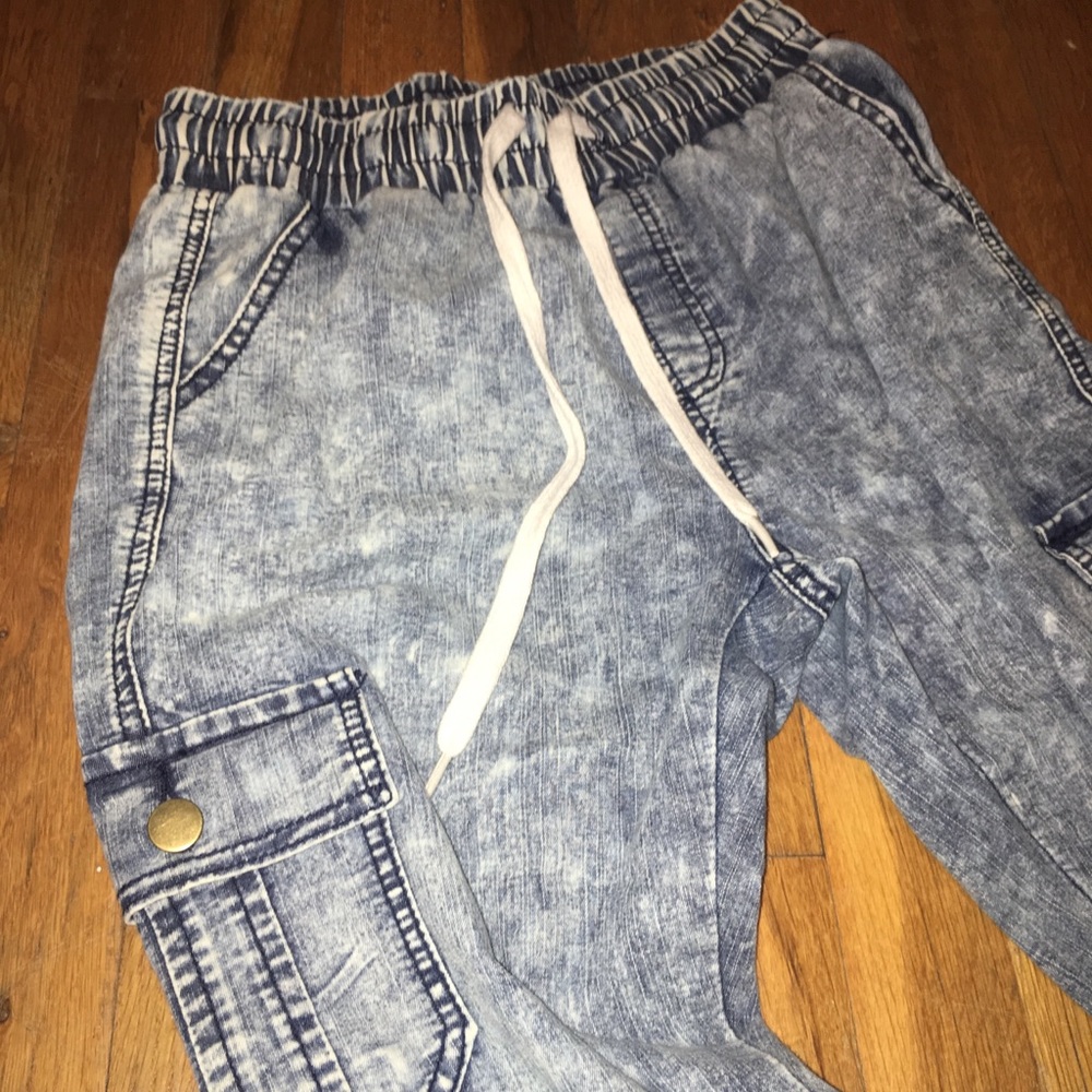ACID WASH JOGGER PANTS