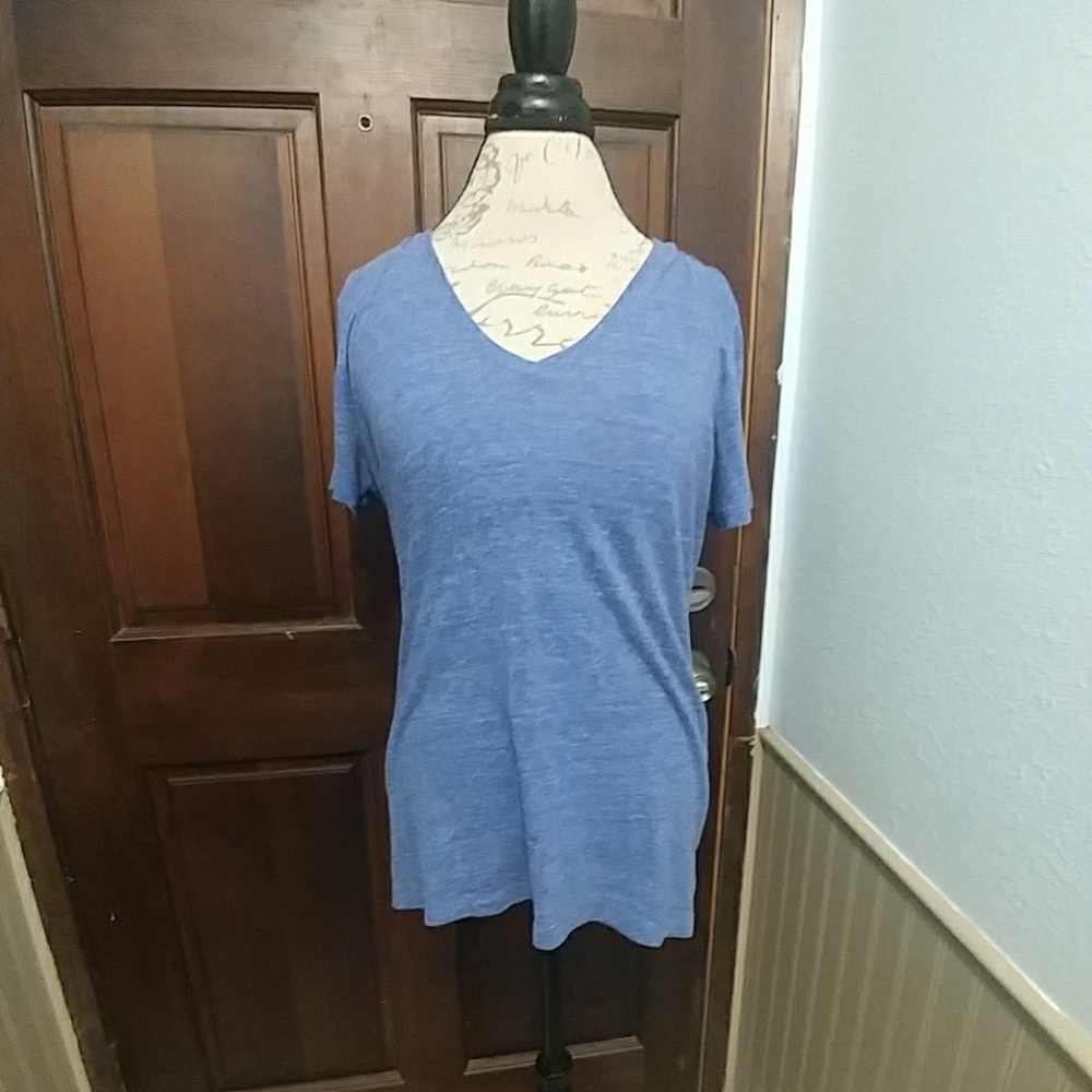 Plain blue tee
