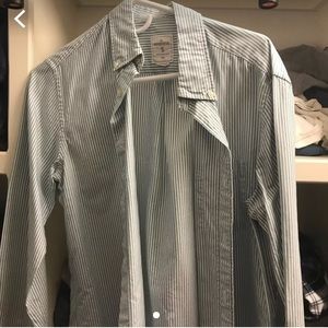 Gap Green Stripe Buttondown