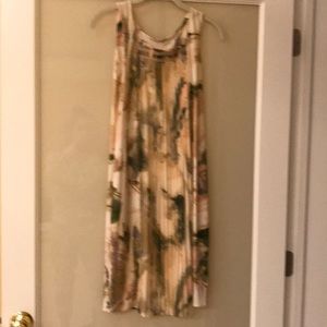 Spring or summer free flowing dress
