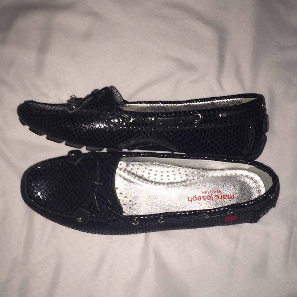 Marc Joseph Cypress Hill Leather Snakeskin Loafers