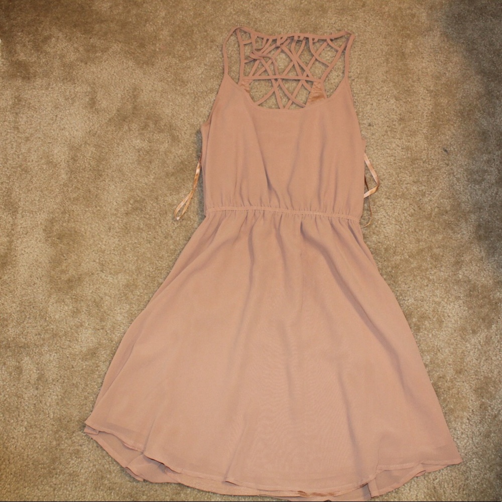Blush pink dress