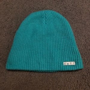 Teal beanie