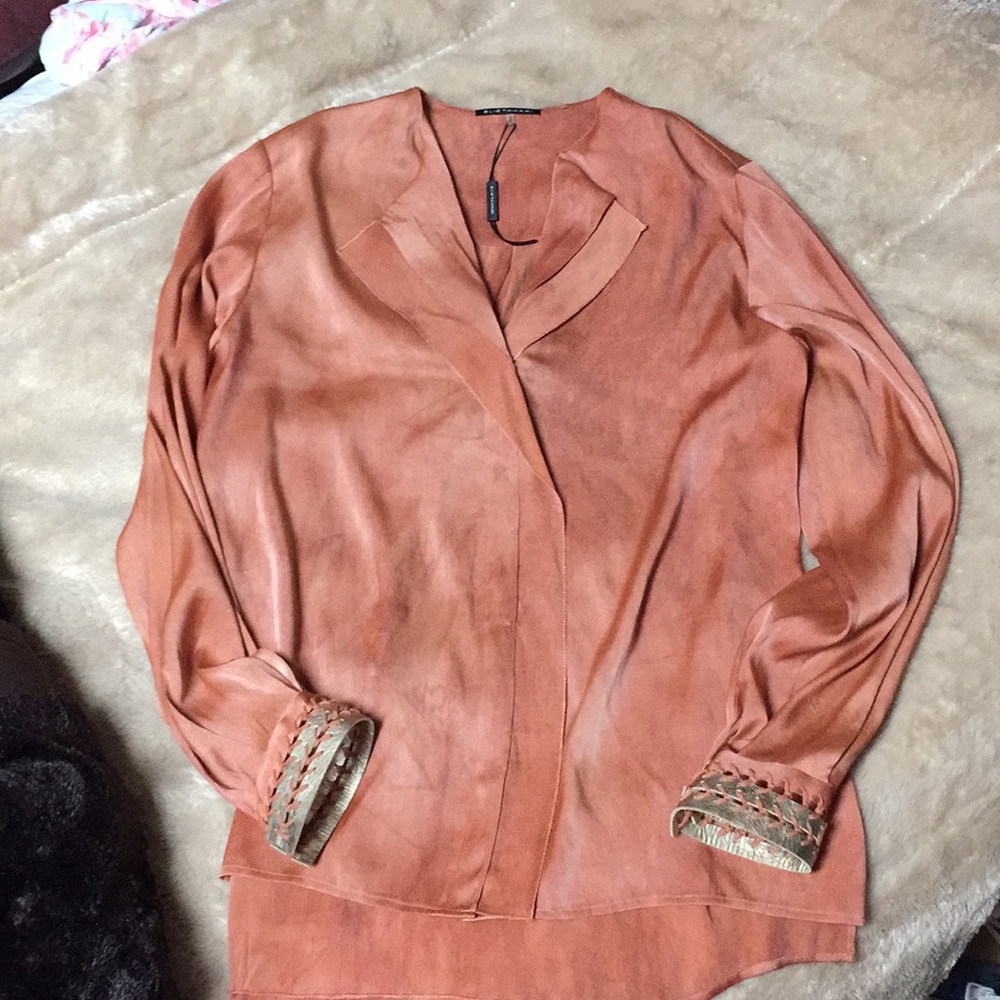 Elie Tahari blouse size L