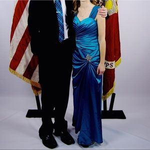 Floor length prom dress