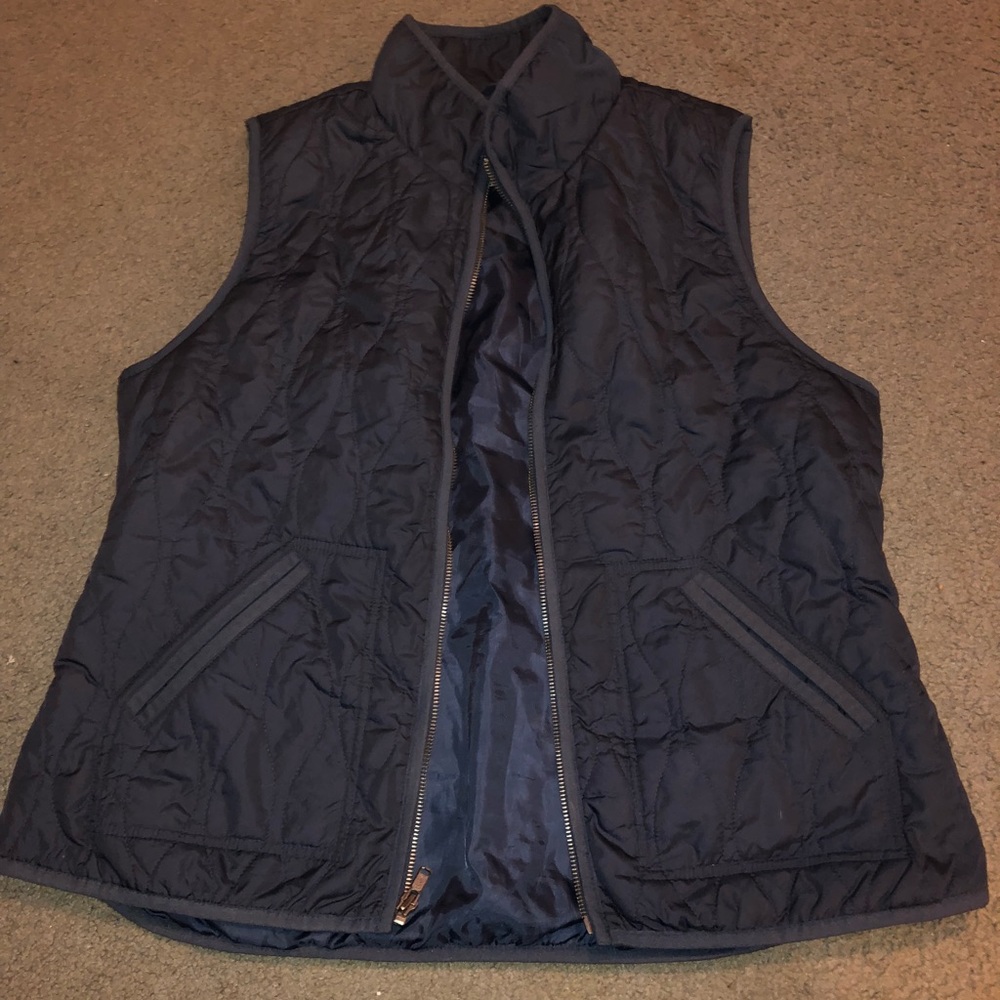 Navy blue vest