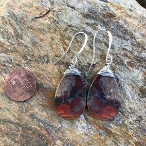 Amazing Rainbow Jasper earrings