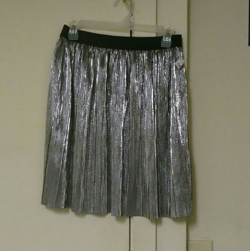Metallic skirt