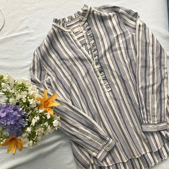 {LOFT} Peasant Top, M - Picture 3 of 3