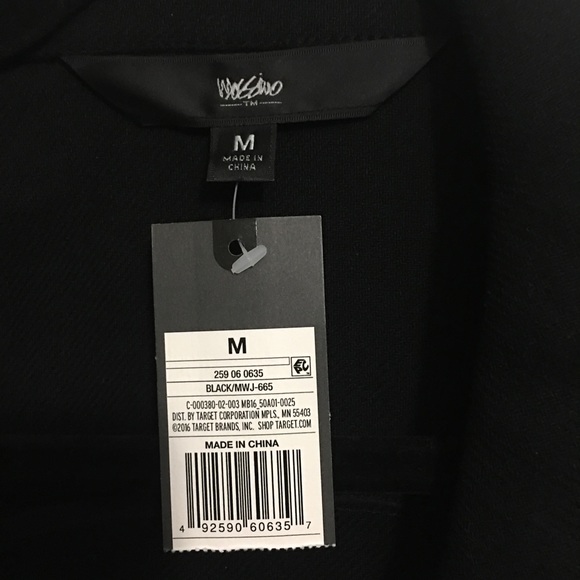 Black Mossimo zipper vest with belt - Picture 3 of 5