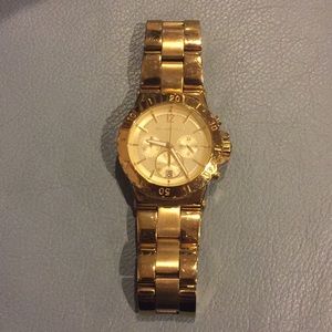 Gold Michael Kors watch