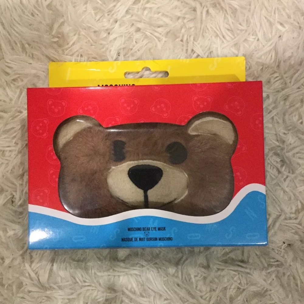 MOSCHINO x SEPHORA BEAR EYE MASK BNIB 🐻