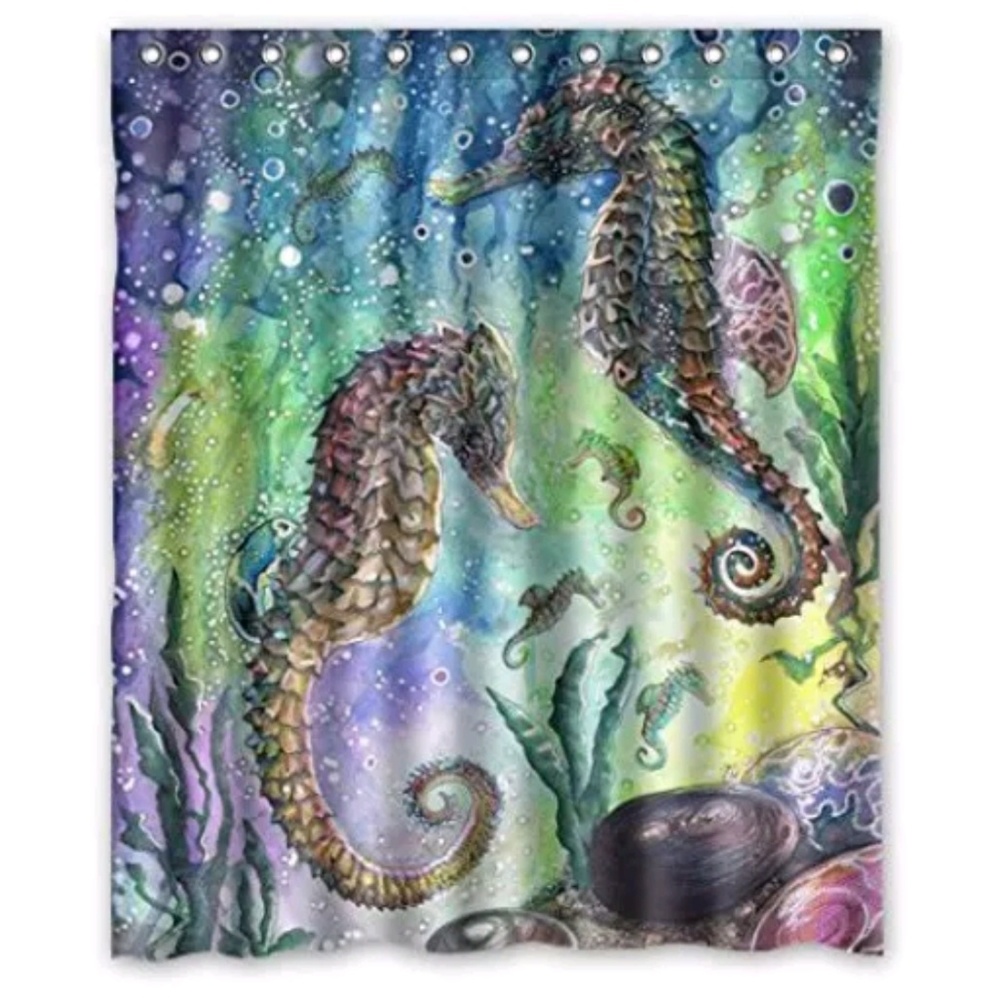 Seahorse Shower curtain