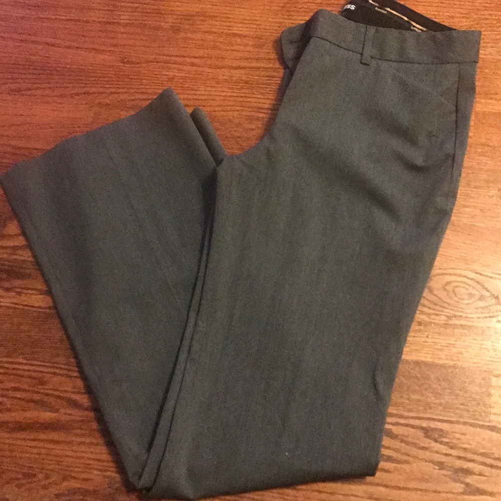 Gray dress pants