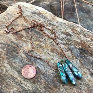 Impression jasper necklace!