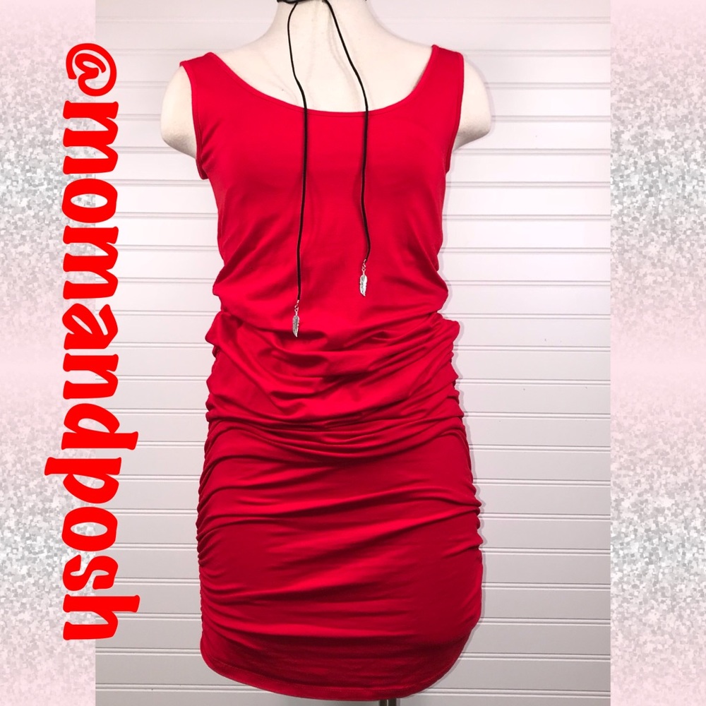Isabella Oliver Maternity Dress Red Maxi