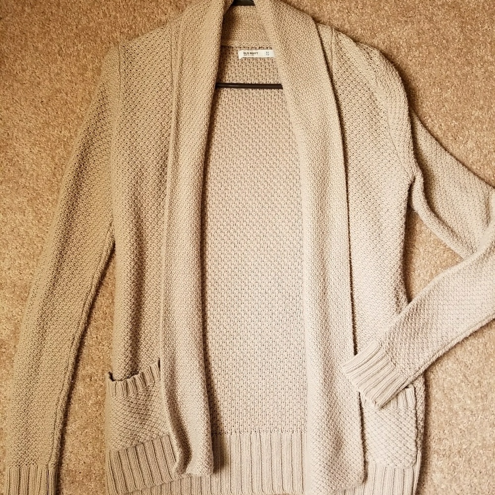 Old Navy Tan Cardigan