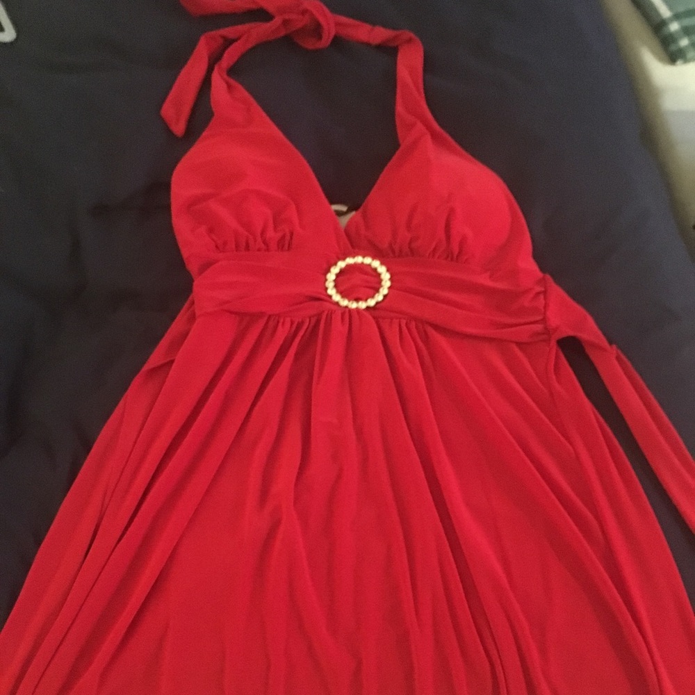 Red dress