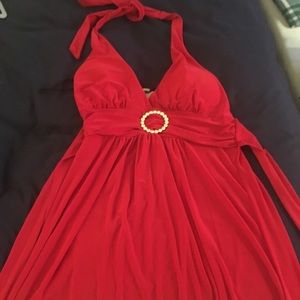 Red dress