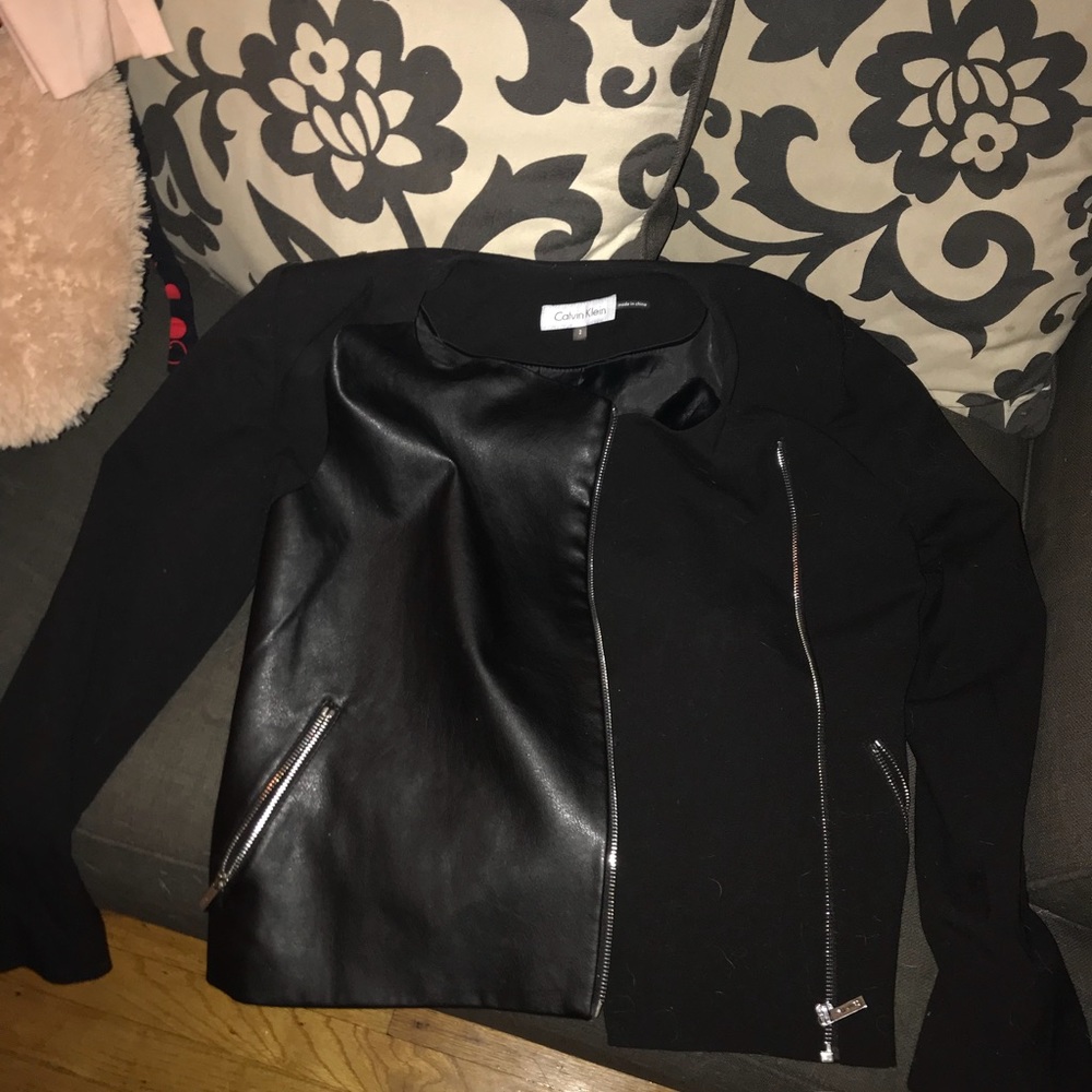Calvin Klein leather jacket