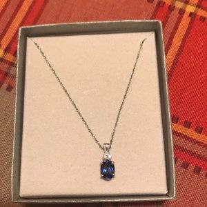 Deep blue necklace