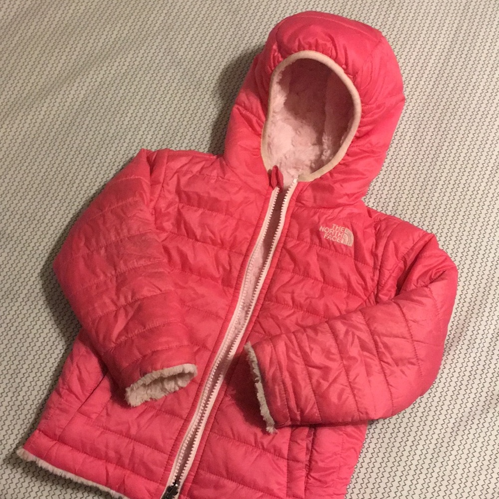 Girls 3T Reversible The North Face Hoodie Jacket