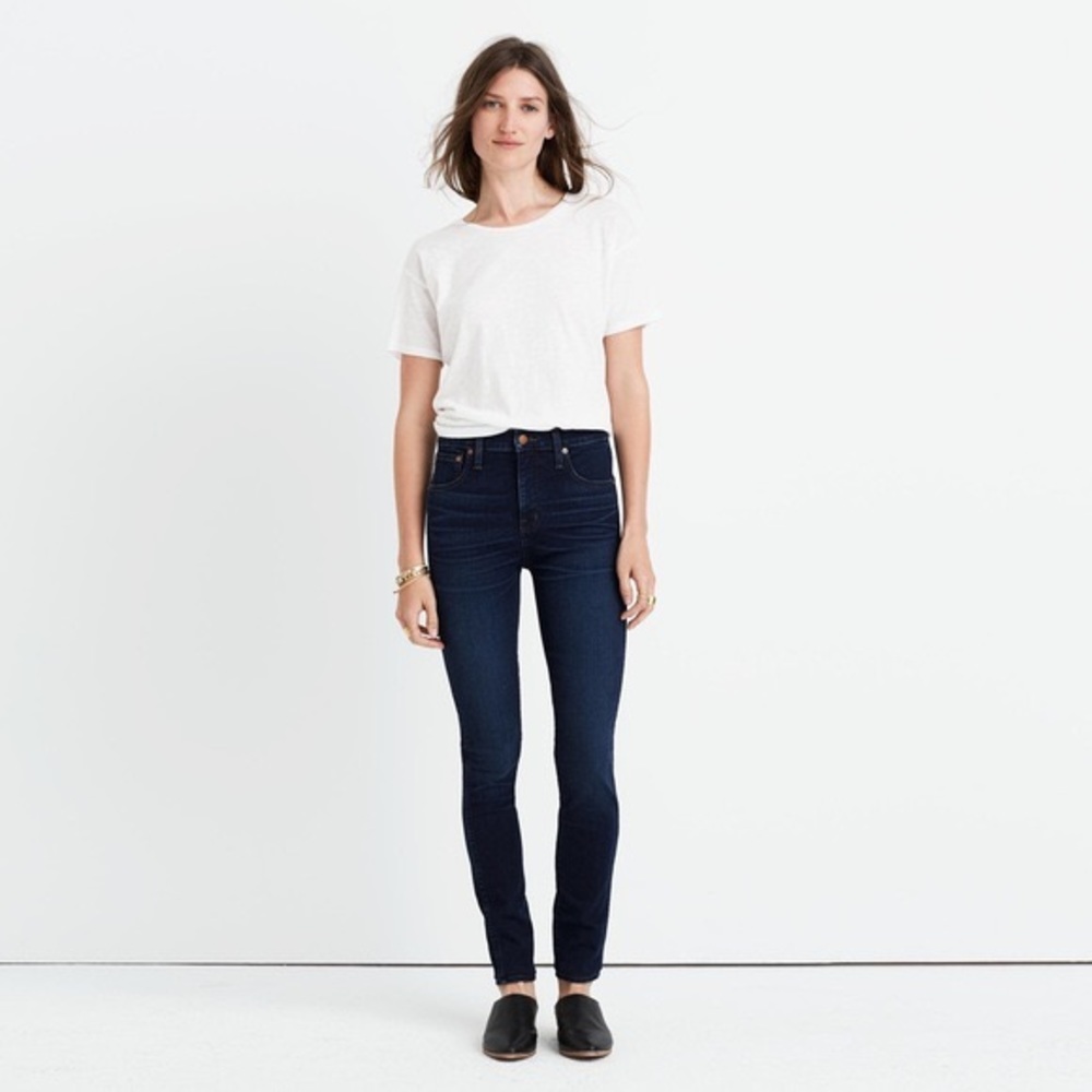 Madewell 10" High-Rise Skinny Jeans Hayes Wash