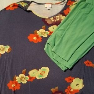 LuLaRoe Leggings & Irma Top
