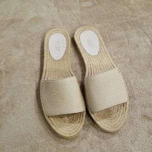 Brand new Ugg espadrille slides