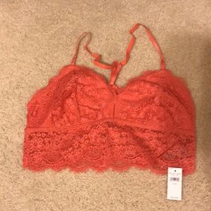 Aerie coral bralette