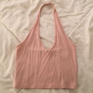 Brandy Melville Pink Halter Top