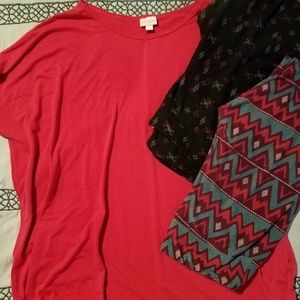 LuLaRoe Irma & Coordinating Leggings