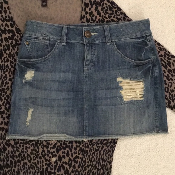 💎ELLE💎like NEW denim skirt - Picture 1 of 8