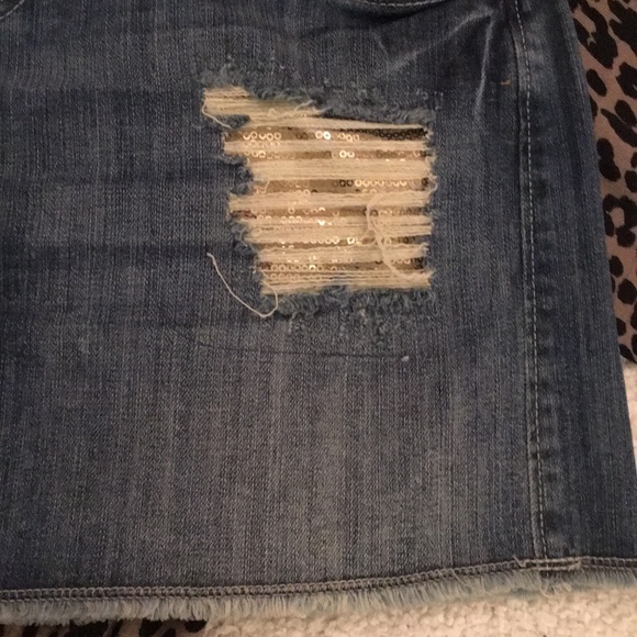 💎ELLE💎like NEW denim skirt - Picture 5 of 8