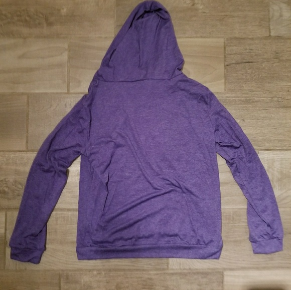 Large PINK lightweight hooded sweatshirt - Picture 3 of 5