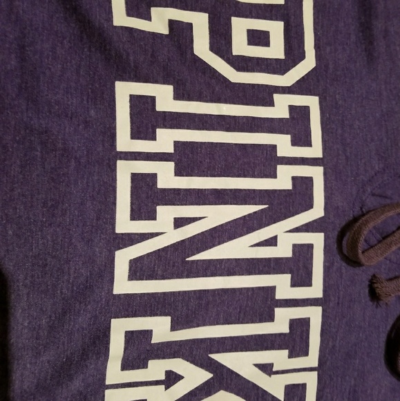 Large PINK lightweight hooded sweatshirt - Picture 4 of 5