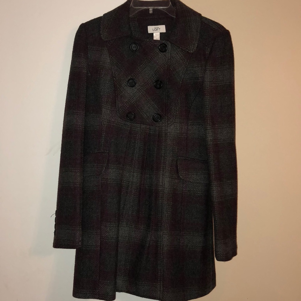 Ann Taylor Loft Wool Peacoat-Worn Once!
