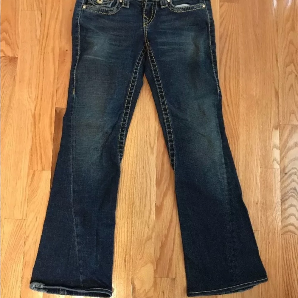 True religion joey t flare Swarovski  jeans  26