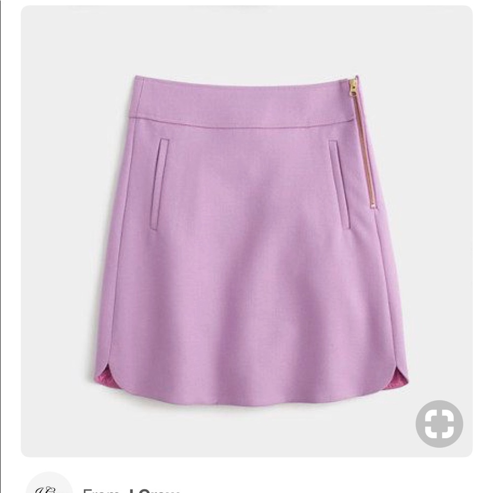 MINI SKIRT IN DOUBLE-SERGE WOOL